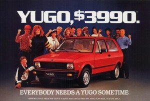 Yugo Tax anyone?